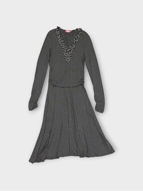 Blugirl Blumarine Embellished Jersey Dress